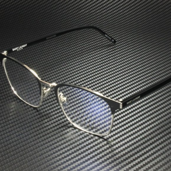 Saint Laurent Men's Shiny Black Eyeglasses! - Picture 1 of 4